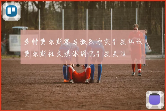 多特费尔斯赛后激烈冲突引发热议费尔斯社交媒体调侃引发关注